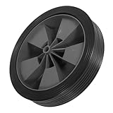 Beavorty Gummirad Ersatzrad für Grillwagen Robustes Outdoor Rad aus Gummi Kompatibel für Camping Picknick und Grillmobilität