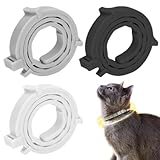 ZORTVUL 3 Stück Flohhalsband für Katzen,Flohhalsband Hunde Klein,Zecken Flohschutz Halsband,Zeckenhalsband für Katzen,Zecken Flohband Katze,Floh Zeckenhalsband für Hunde und Katzen