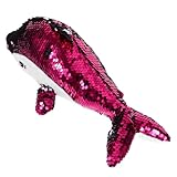 Abaodam Plüsch Kreatives Plüschtier mit Pailletten Gefülltes Stofftier Niedliches Meerestier für Geburtstage und Feiertage