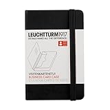 Leuchtturm1917 350140 Visitenkartenetui, Schwarz