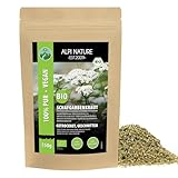 BIO Schafgarbentee (250g), geschnitten, schonend getrocknet, Schafgarbenkraut aus kontrolliert biologischem Anbau, 100% rein und naturbelassen zur Zubereitung von Tee, Kräutertee, Schafgarben Tee