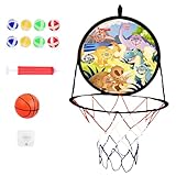 2 in 1 Outdoor Basketballkorb | Dartscheibe für Kinder - Sichere Sportausrüstung für Kinder und Mädchen Indoor und Outdoor Geschenk