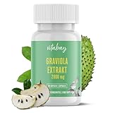 Vitabay Graviola Extrakt 2.000 mg | 90 vegane Kapseln | Hochdosierter Fruchtextrakt | Hohe Bioverfügbarkeit | Laborgeprüft & hergestellt aus hochwertigen Rohstoffen