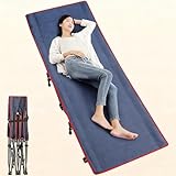 Campingbetten für Erwachsene mit Tragetasche, Tragbares Klappbett zum Schlafen, Folding Bed, Unterstützt 550 Lbs, Gefaltetes Bett mit Metallrahmen, Spart Platz und Erfordert Keine(80CM)