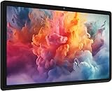 MUISOO Android 15 Tablet, Octa-Core 10 Zoll, 24GB + 64GB (erweiterbar auf 1 TB), Android-Tablet mit Bluetooth 5.3, WiFi 6, Dual-Kamera, 5 MP + 8 MP, Face ID, 4G Wireless Dongle (Schwarz)
