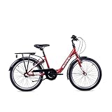 S'COOL Wave Steel LTD Jugendfahrrad | 20, 24 und 26 Zoll Fahrrad für Kinder und Jugendliche | Fahrrad für Mädchen mit komfortabler Sitzposition (Black, 20 Zoll)