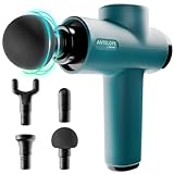 Antelope by Beurer BOOM Massagepistole, kompakte Massage Gun mit 4 Aufsätzen, für Entspannung und Regeneration, kraftvolle Triggerpunktmassage, Muskelmassagegerät mit 5 Intensitätsstufen & Akku