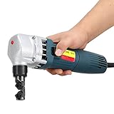 380W 1,8mm Metallschneidemaschine Elektro Metall Knabber Stahlblech Knabber High Speed ​​Rotor Edelstahl Aluminium Kunststoff