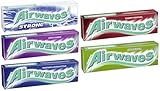 Airwaves Kaugummi Mix I 50 Packungen I 5 Sorten I Strong I Cool Cassis I Menthol & Eucalyptus I Cherry Menthol I Lime & Ginger