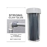 Klebstoff, 30g Epoxidharz-Kleber Für Reparaturen, Ton & Mehr, Wasserdichter Starker Hitzebeständiger Schnellhärtender Dichtungskitt Für Rohrverbindungen Metall Keramik Fliesen Bastelarbeiten