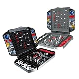 Battle Ship Board – Klassisches Meeres-Kampfspiel | Einbeziehung einer Strategie für zwei Spieler, Seven Plus, geringes Gewicht mit eingebautem Speicher fördert taktische Fähigkeiten