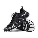 Surwin Barfußschuhe Herren Damen Wasserschuhe Schnell Trocknend Schwimmschuhe Schutz Strandschuhe Atmungsaktiv Aquaschuhe Feldluft Barfussschuhe rutschfest Badeschuhe Gr.38-47