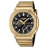 Casio G-Shock G-Steel Fine Metallic Series Gold Achteckige Uhr GM2100YM-9A, Gold