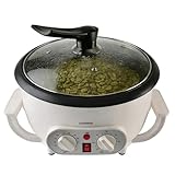 LEONEBEBE Kaffeeröster Elektrisch 750g – Professionelle Röstmaschine für Kaffeebohnen, Nüsse & Samen | 240°C einstellbare Temperatur, Timer, rauchfreies Rösten | Ideal für Haushalt & Café