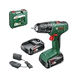 Bosch Akkuschrauber EasyDrill 18V-40 (2 Akku 2,0 Ah, 18 Volt System, im Koffer)