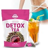 Detox Tee Zum Abnehmen, 28 Tage Cleanse Weight Loss Tea, Natürliche Kräutermischung, Körper formender Tea, Sanfte Entgiftung und Reinigung, 100% Vegan
