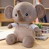 QhBdjx Elefant Puppe weiche Karikatur Tier Plüsch Spielzeug Dekoration, Kinder Geburtstagsgeschenk 23cm 2