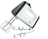 Krups 3 Mix Handmixer GN5021 | 500 W | 5 Geschwindigkeiten | mit Turbostufe | Ergonomischer Griff | Schneebesen & Knethaken aus Edelstahl | Weiß