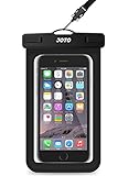 JOTO Wasserdicht Handyhülle,Unterwasser Hülle IPX8 Waterproof Handytasche für 6.9' iPhone 15 14 13 12 11 Pro Max/Samsung Galaxy S24 S23 Ultra S22 A54 Weiteren bis 7 Zoll- Schwarz