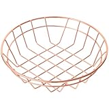 Housoutil Fast Food Drahtkorb Klein aus Robustem Metall Snack und Pommes Frites Korb mit Offenem Design für Frische Frittierte Speisen und Obstaufbewahrung