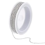 UNICRAFTALE 10 Meter Gliederkette Schmuck Ketten Selber Mache Halsketten Ketten Kabel Link Kette Edelstahl Kabelketten Coreana Ketten Metall Armbandketten Für DIY Schmuckherstellung 1.5mm