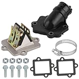 Membranblock mit Ansaugstutzen und Dichtungen Set für Yamaha Aerox Jog 50 Aprilia Gulliver SR50 Roller CPI MBK Nitro SACHS Polaris Sportsman Scrambler Predator