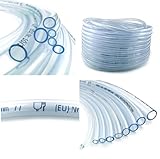 PVC Schlauch Aquariumschlauch Wasserschlauch Luftschlauch Lebensmittel konform Innen-Ø 8 mm, Außen-Ø 10 mm, Länge 2 m