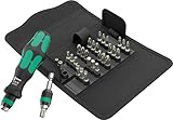 Wera Bit Set Kraftform Kompakt 70 - Handhalter + Rapidaptor Bithalter + Bits - 33-teilig