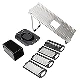 Gemüseschneider aus Edelstahl, Profi Kartoffelschneider mit 4 Klingen, Rutschfeste Basis - Vielseitig Einsetzbar, Leicht Zu Reinigen, Für Küche Zu Hause und Gastronomie