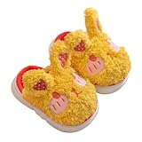 Kaninchen Hausschuhe Mädchen Winter Wärme Pantoffeln Süßes Gemütliche Flauschige Plüsch Weiche Baumwolleschuhe Antirutsch Bequeme Outdoor/Indoor Slippers