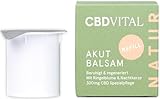 CBD Akutbalsam Nachfüller | Beruhigende Hanfcreme für juckende & gereizte Haut | Naturkosmetik | 300mg Cannabidiol | Hochdosierte Hanf-Salbe | Mit Ringelblume & CBD-Öl | CBDVITAL (50ml)