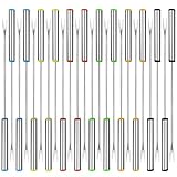 UptVin Fonduegabeln 24 Stück, Fonduegabeln aus Edelstahl 24cm Fondue Sticks mit Hitzebeständigem Griff für Fondue Braten Schokolade Käse Dessert Obst Gemüse