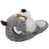 SAM's - Improve your Bikestyle! Tierhausschuhe Slipper Wolf, 37/39, WA27-Wolf