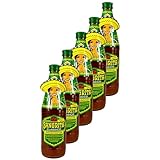 Sangrita - 5er Pack Original Classico Würztrunk Tomatensaft nach einem Original mexikanischem Rezept aus reinen Säften und feurigen Gewürzen (grün, classic) 0,5 Liter