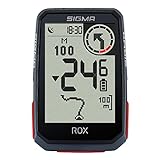 SIGMA ROX 4.0 Black | Fahrradcomputer kabellos GPS & Navigation inkl. Halterung | Outdoor GPS Navigation mit Höhenmessung