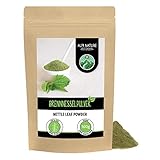 Brennesselpulver (500g), Brennessel gemahlen, 100% naturrein, schonend getrocknet und gemahlen, natürlich ohne Zusätze, vegan, Brennnesselpulver, Brennesselblätter gemahlen