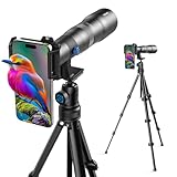 APEXEL 50X Super Teleobjektiv, 720mm Brennweite Teleobjektiv für Smartphone, Professionelles & Künstlerisches Erfassen für Wildtiere, Sport, Konzerte