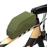 Nhujevkom Fahrradtasche,Magnetische Oberrohrtasche Rennrad Tasche | 1L Fahrradzubehör Tasche Organizer für Männer Frauen Radfahrer Stadt Outdoor E-Bike Mountain Faltrad Fahren