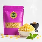 Qicai Xiaolu Natürliches Harz & Kristall Set - Weihrauch 150g, Bernstein-Kiefernharz 150g, Mentholkristalle 50g, Myrrhe 100g - Aromatherapie & Räucherstäbchen Kit (Weihrauch 150g)