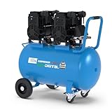 GÜDE Airpower Kompressor 675/8/100 ED-SILENT – 100L, ölfrei, 4 Zylinder, 654 l/min, 8bar, leise, digital, Werkstattkompressor mit 4,4kW Leistung