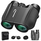 Aurosports 12x32 Fernglas für Erwachsene - Ferngläser Klein Kinder mit überlegener Klarheit - Kompakt Fernglas High Definition Ideal für Vogelbeobachtung Reisen Jagd Konzerte