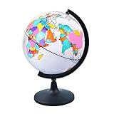 World Globe für Kinder, Kinder Globe - Leerer Globus Malspielzeug,World Globe auf Ständer, Malweltmodell, Lernen und Lernspielzeug für Kinder