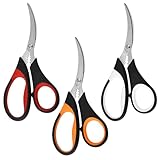 3 Stück Küche Meeresfrüchte Schere, Fisch Krebs Garnelen Hummerschere für Küche Meeresfrüchte Schälwerkzeuge, Multifunktionale Edelstahl Schere Meeresfrüchte