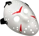 Fartoni Maske Terror. Halloween Maske Horror Angst Freitag inspiriert Hockey, gruseliges Kostüm Zubehör für Party, Karneval, Verkleidung und Horrorfilm Fans