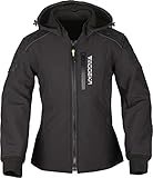 Modeka Clarke Damen Motorrad Textiljacke (Black,44)