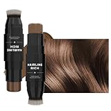 Haarfarbe Conceale – Haarfarbe mit Kamm | Wurzelabdeckung Stick | Farbe der temporären doppelseitigen Haare | Narrensicher mit vollem Verbrauch | Langlebige Frauen Copert