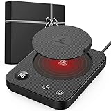 Tassenwärmer, Kaffeetassenwärmer mit 3 Temperatureinstellungen, Kassen Wärmer mit 2-12-Stunden-Timer, Elektrischer Tassenwärmer mit automatischer Abschaltung, kaffeetassenwärmer mit LED-Digitalanzeige