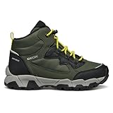Geox JUNIOR J MAGNETAR Boy B ABX Sneakers Military/Lime 30_EU