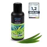 FRESH AURA Saunaaufguss – Sauna Aufgussmittel mit Teebaumöl und natürlichen ätherischen Ölen – Sehr ergiebiger und langanhaltender Saunaduft – aromatisch und entspannend | Made in Germany (100ml)