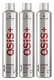 3 x Schwarzkopf Osis Session Haarspray für extremen Halt 500 ml